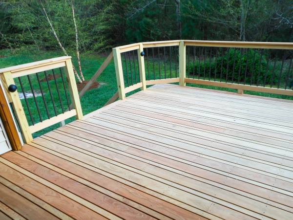 Black Locust Covered Deck 