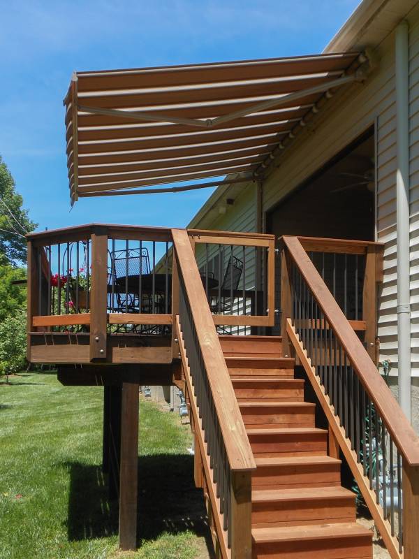 Black Locust Covered Deck 