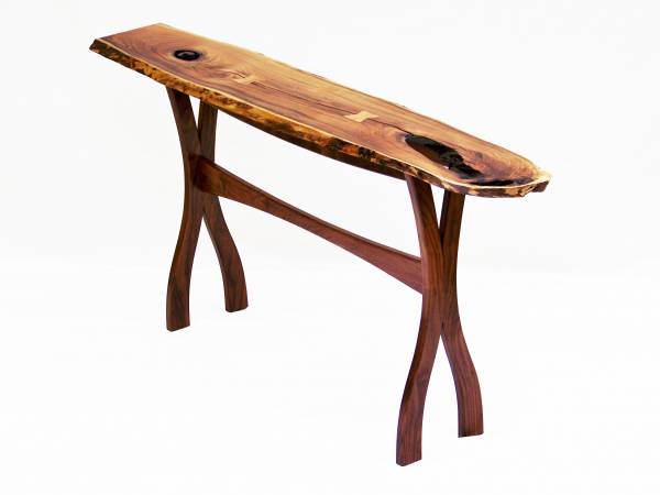 Butternut / Walnut Sofa Table 