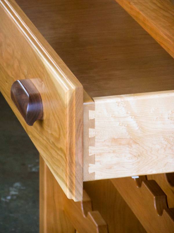 Cherry / Marble Wine Rack 