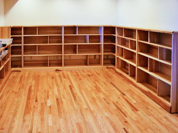 Hickory Studio Shelving 