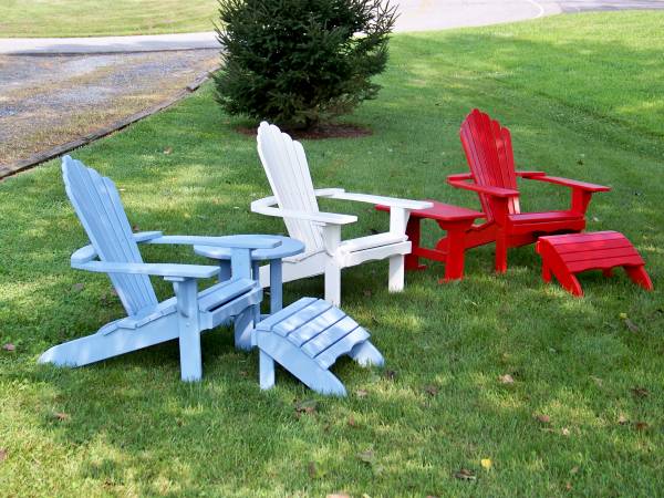 Painted Adirondacks 