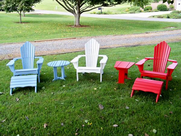 Painted Adirondacks 