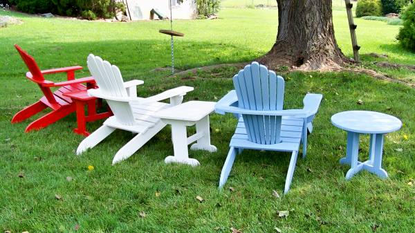 Painted Adirondacks 