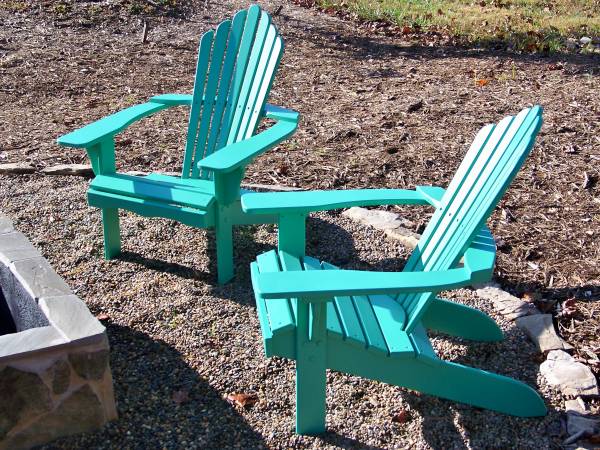 Painted Adirondacks 